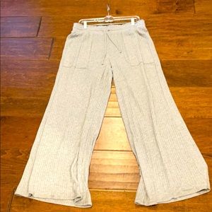 Stars above wide leg pants